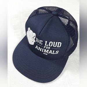 Trucker Hat Peta Be Loud For Animals Slogan Men Women Snapback Netted Fit Hats